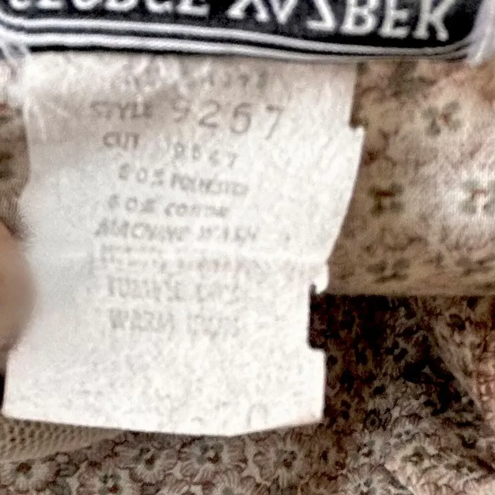 Vintage 70s Prairie Micro Floral Puffy Sleeves Lace Trim Cottage Pioneer Small - Picture 10 of 11